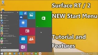 NEW Start Menu for Surface RT and Surface 2  The quot Windows 10 quot update for RT [upl. by Alyosha321]