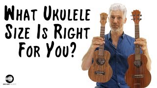 Ukulele Sizes and What is Best For You  Soprano Concert Tenor or Baritone [upl. by Bouldon948]