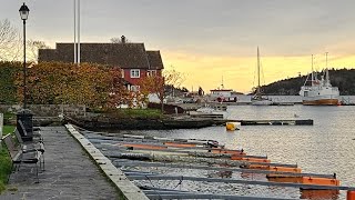 Naš gradić Lillesand na obali mora u jesenjem ruhu🌊⛵️☀️🌿🍃🍂🍁 [upl. by Aniat]