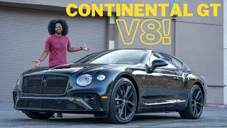 Now With A V8  2020 Bentley Continental GT V8 Review [upl. by Xyno837]