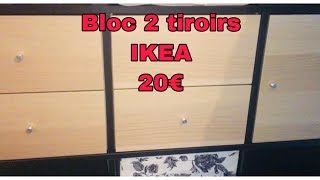 Montage le bloc 2 tiroirs IKEA KALLAX [upl. by Tadashi]