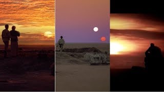 Star Wars  Binary Sunset  Twin Suns  The Life of Luke Skywalker [upl. by Bigot]