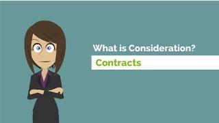 What is Consideration Contracts [upl. by Gittle]