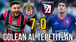 🚨Chivas GOLEA 70 A TEPATITLÁN ¿CUÁL FUE LA ALINEACIÓN TITULAR  noticias chivas hoy  chivas 2023 [upl. by Dex814]