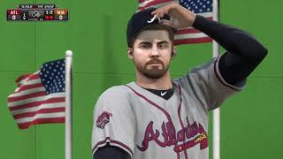 MLB 14 The Show PS4 Miami Marlins Season Game 27 ATL  MIA [upl. by Nithsa]