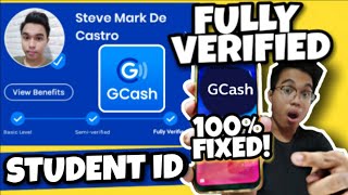 HOW TO VERIFY GCASH USING STUDENT ID  No Student ID Option SOLVED  2022 [upl. by Eltrym]