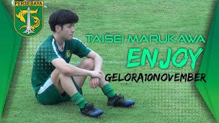 Taisei Marukawa Enjoy Berlatih di Stadion Gelora 10 November  Idola Bonita [upl. by Araiek727]