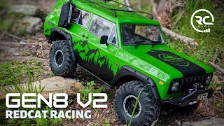 Mean Green Crawlin Machine Redcat Gen8 V2 Review Run amp Mods [upl. by Allyson]