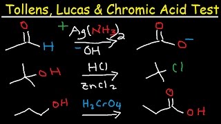 Tollens Reagent Mechanism  Lucas amp Chromic Acid Test [upl. by Olmsted]