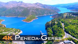 PENEDA GERES National Park 🇵🇹 Drone Aerial 4K  Gerês PORTUGAL [upl. by Aynodal]