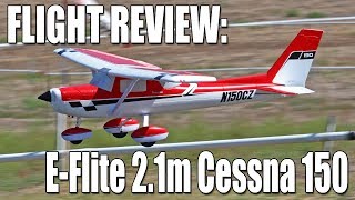 Assembly amp Flight Review  EFlite 21m CarbonZ Cessna 150 Aerobat [upl. by Haikezeh220]