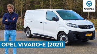 Opel Vivaroe 2021 review  Elektrische bedrijfswagen  AutoRAI TV [upl. by Aenaj]