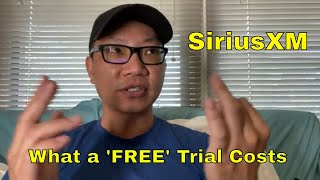 About the Sirius XM Radio Trial  Beware [upl. by Sigler876]