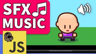 Sounds and Music in JavaScript games Tutorial [upl. by Yelkreb371]