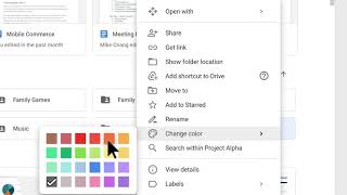 How to Change Folder Color in Google Drive [upl. by Otreblaug264]