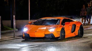 BEST OF Lamborghini Aventador Sounds  Flames Revs amp Accelerations [upl. by Sheply]