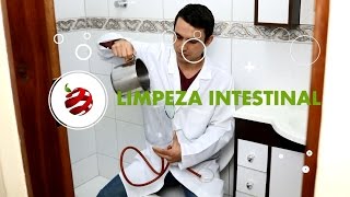 Aprenda como fazer a Limpeza Intestinal em Casa Bom para emagrecer e intestino ressecado [upl. by Enautna]