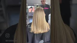 Blonding Service for Gray Blending highlights grayblending haircolor blonde [upl. by Anitsrihc881]