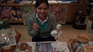 Japanese kokeshi dolls with Shruti from India [upl. by Onateyac]