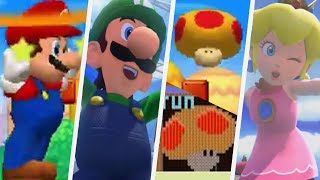 Super Mario All Mega Mushrooms Evolution 2000  2017 [upl. by Kostman]