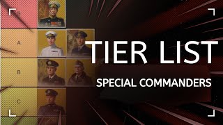 Special Commanders  Tier List [upl. by Ahsinal]