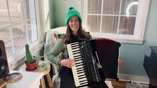 Irish Medley on accordion  Alicia Jo Straka [upl. by Tamarra]