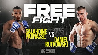 KSW Free Fight Salahdine Parnasse vs Daniel Rutkowski  KSW 76 [upl. by Attaynek]