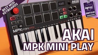 Akai MPK Mini Play MIDI Controller Keyboard With Onboard Sounds  Review amp Demo [upl. by Hanae939]