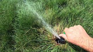 How to adjust Rain Bird 5000 rotor sprinkler [upl. by Camel]