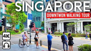 SINGAPORE 🇸🇬 4K Walking Tour Downtown Marina Bay Orchard Road 2024 [upl. by Ardnaet581]