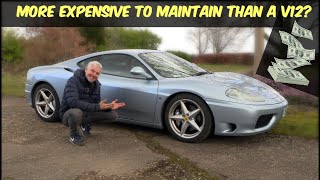 You Wont Believe How Much This V8 Ferrari Cost To Maintain From NEW [upl. by Yentihw]