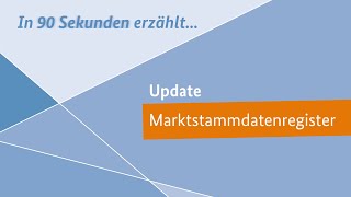 Update Marktstammdatenregister [upl. by Rebba322]