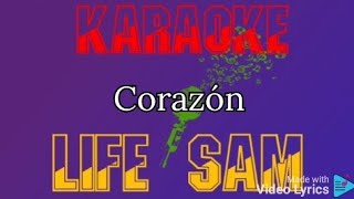 Karaoke Corazón Banda Cuisillos [upl. by Nosral]