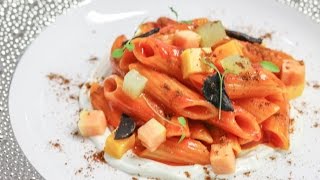 Penne allarrabbiata ricetta di Francesco Apreda  Ristorante Imago [upl. by Rianon]