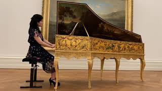 JSBach  GLeonhardt Adagio  Aya Hamada on the 17th century Ruckers harpsichord [upl. by Odnanreh983]