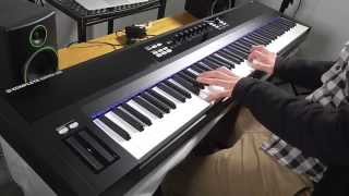 Native Instruments First look at the Kontrol S88 and Komplete Kontrol Software [upl. by Ayoj]