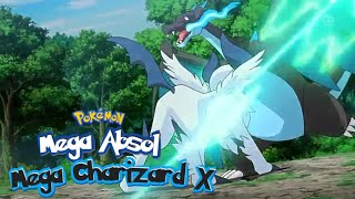 Pokemon  Mega Charizard X vs Mega Absol [upl. by Arehc]