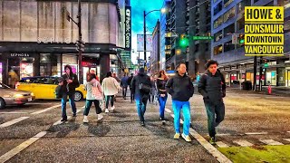 Vancouver Walk 🇨🇦  Canada Place to Robson amp Burrard [upl. by Neoma]