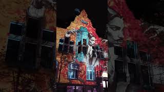 Recklinghausen leuchtet 2024 🤩 ruhrgebiet recklinghausen light lightfestival city night [upl. by Acsecnarf]