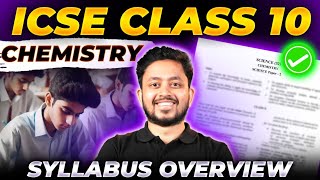 ICSE Class 10 Chemistry  Syllabus important topics  Shubhanshu Sir [upl. by Blayne]