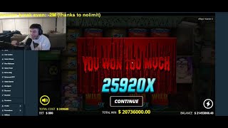 MAX WIN ON XWAYS HOARDER 2  slot stream bigwincasino gamba trainwreckstv [upl. by Wylde233]