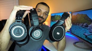 Audio Technica ATHM50x vs M40x vs Sennheiser HD 558  Best Of The Best [upl. by Trellas]