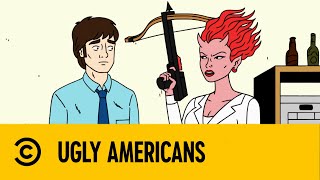 ¡Me Matarán Brutalmente  Ugly Americans  Comedy Central LA [upl. by Humphrey161]