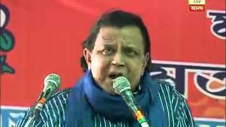 Mithun mentions ABP AnandaNielsen survey is his speech at a TMC poll rally [upl. by Egap]