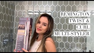 HOW TO USE THE REMINGTON 1” TWIST AND CURL MULTISTYLER [upl. by Arahsat]