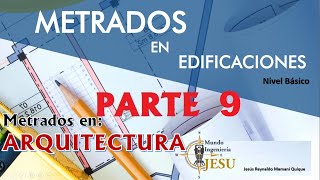 METRADOS EN EDIFICACIONES Nivel Básico AlbañileríaMURO DE LADRILLO PARTE 9 [upl. by Dorsman]