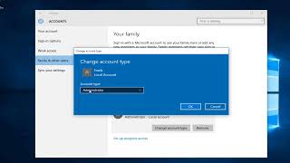 Comment changer un compte administrateur en utilisateur standard dans Windows 10 [upl. by Oriana]