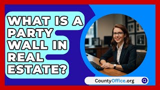 What Is A Party Wall In Real Estate  CountyOfficeorg [upl. by Messab]