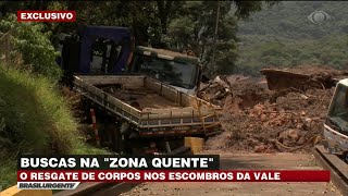 Brumadinho Bombeiros fazem buscas em refeitório [upl. by Atinit]