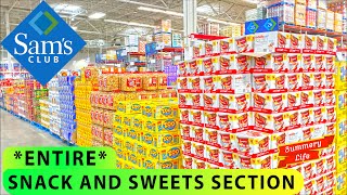 NEW SAMS CLUB Tour with  Delicious SNACKS Chips NEW ITEMS [upl. by Nylrad784]